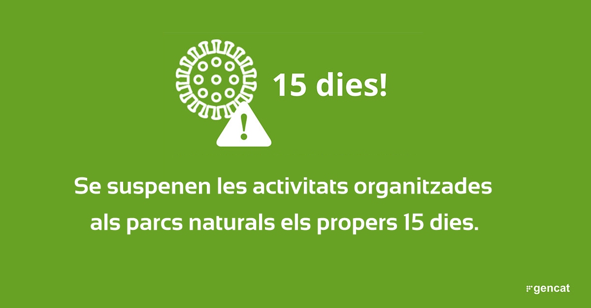 Se suspenen activitats organitzades pels parcs naturals els propers 15 dies | EbreActiu.cat, revista digital d’oci actiu | Terres de l’Ebre ...