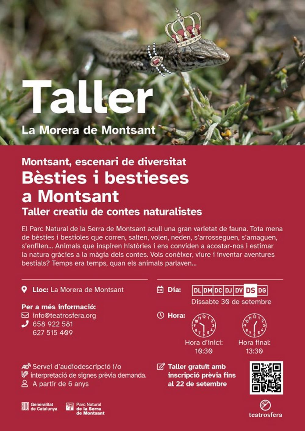 Taller creatiu de contes naturalistes: Bsties i bestieses a Montsant