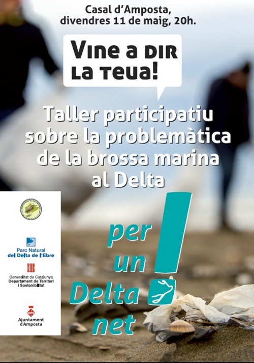 Taller participatiu sobre la problemtica de la brossa marina al Delta