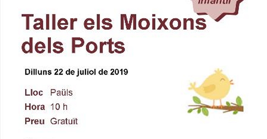 Taller els Moixons dels Ports