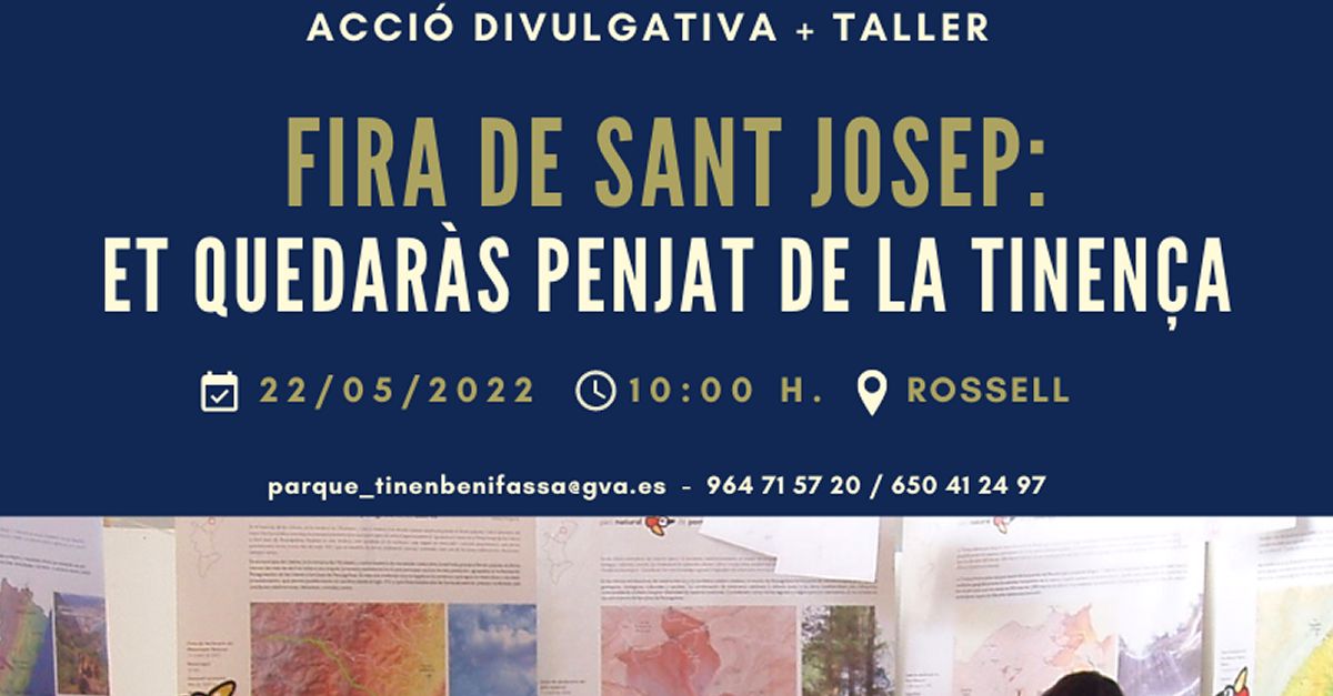 Accin divulgativa y taller en la Feria de Sant Josep de Rossell