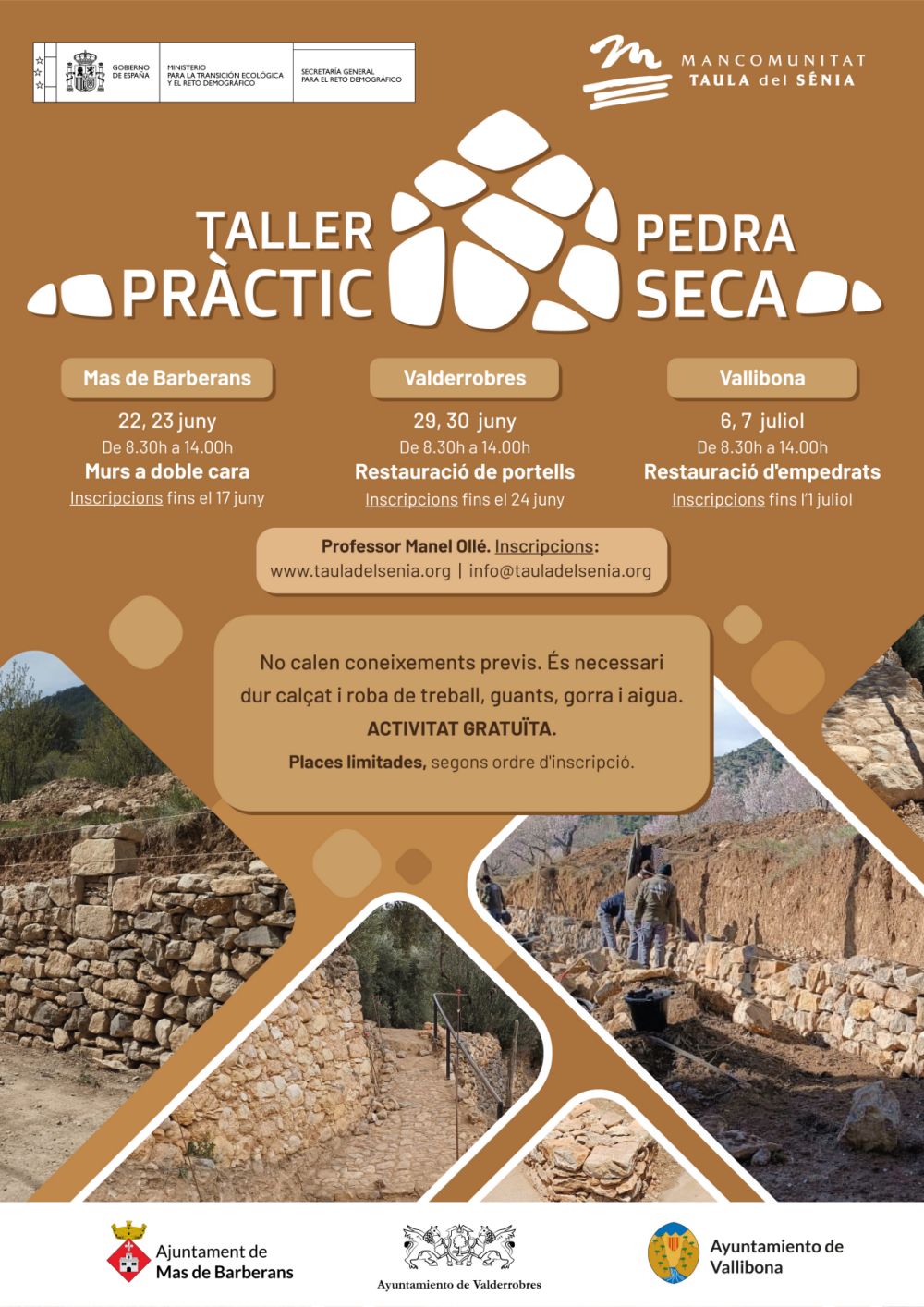 Taller prctic de pedra seca: Restauraci de portells