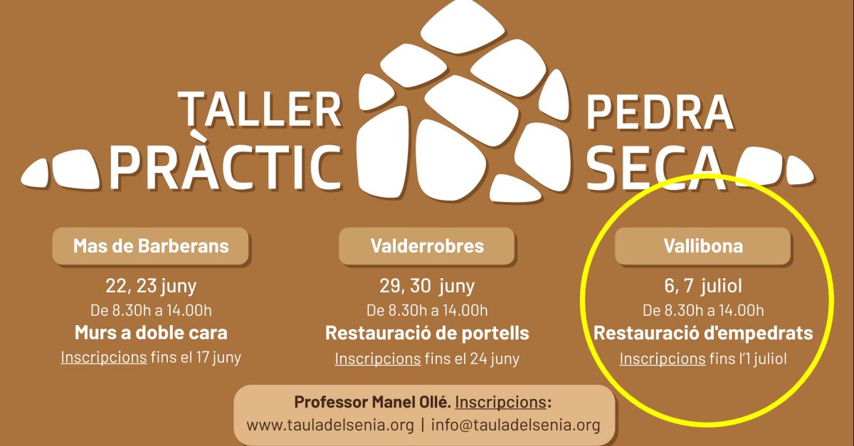 Taller prctico de piedra en seco: Restauracin de empedrados