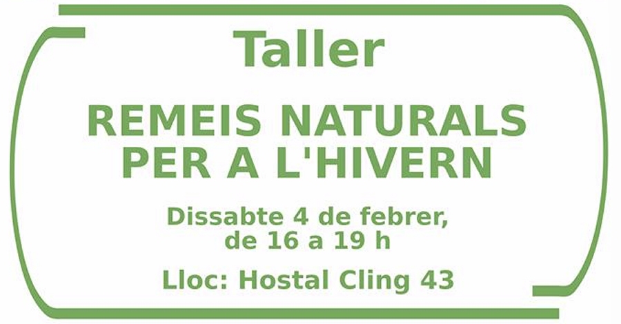 Taller: Remeis naturals per a lhivern