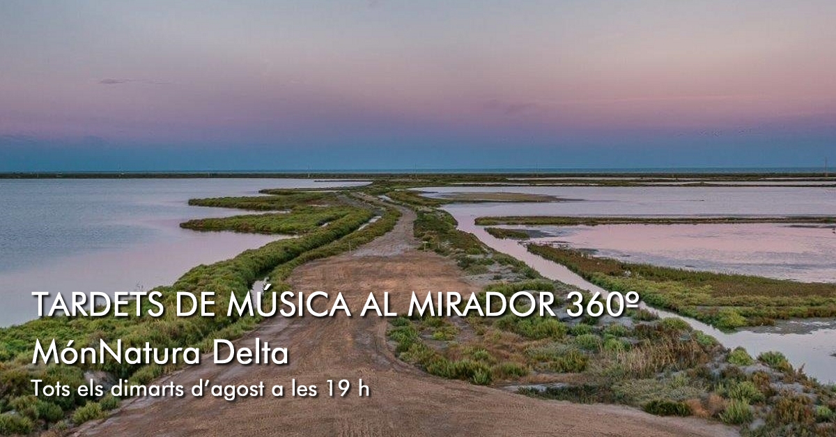 Tardets de msica al mirador 360 de MnNatura Delta