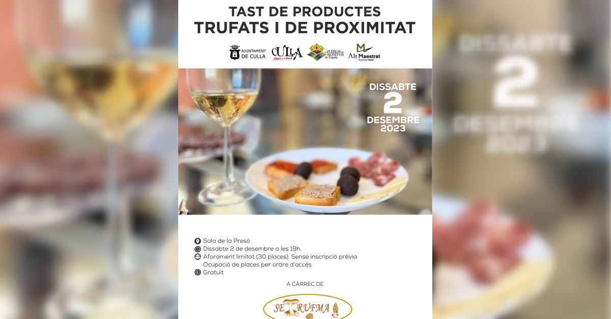 Tast de productes trufats i de proximitat