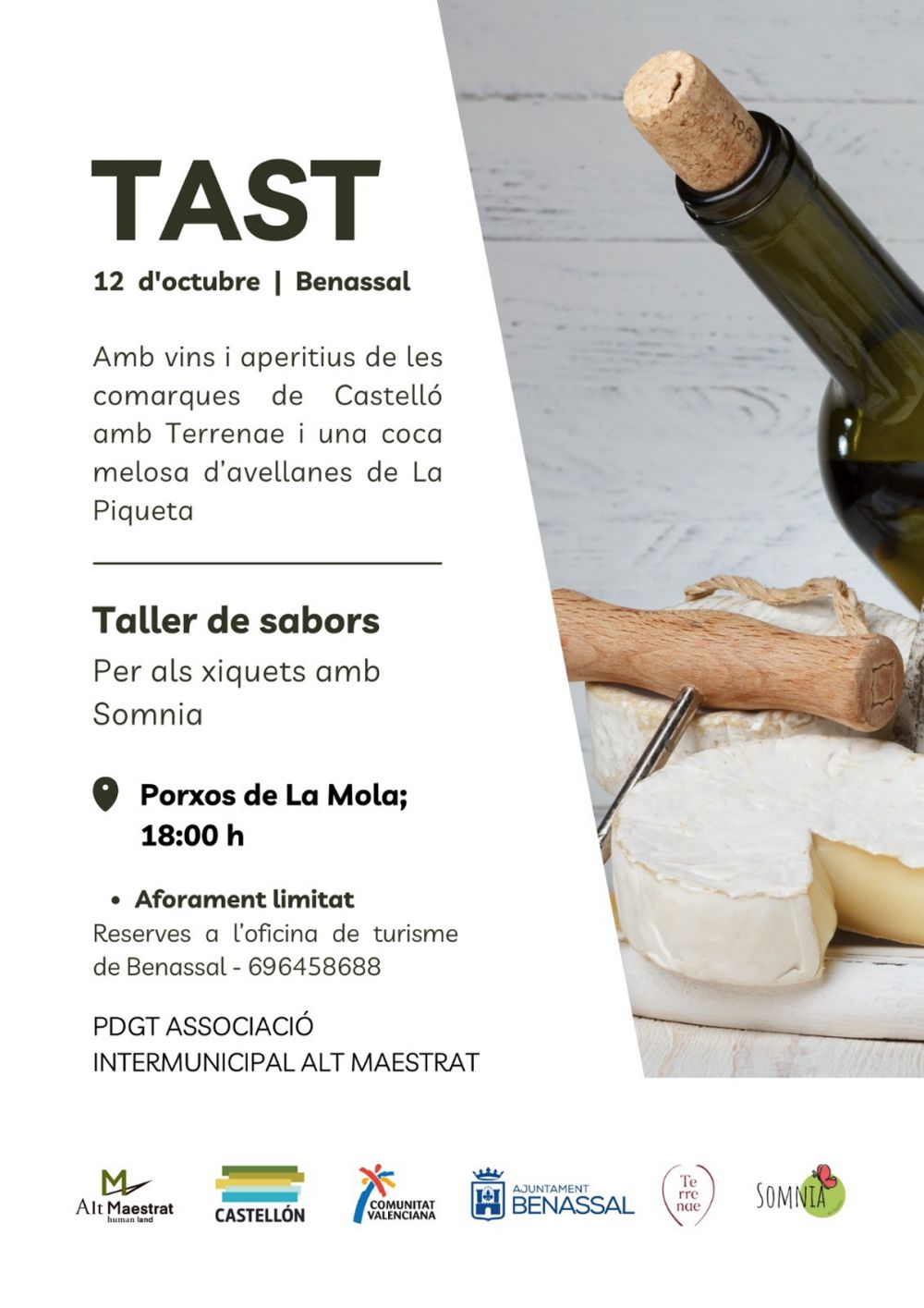 Tast de vins i aperitius de les comarques de Castell