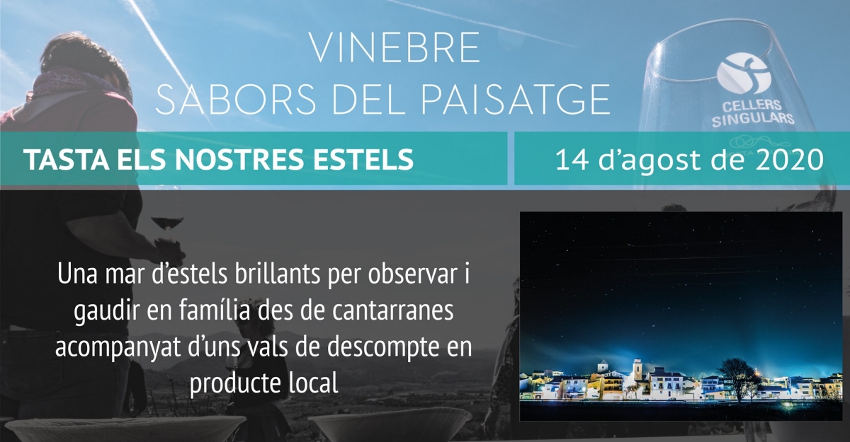 Vinebre: sabores del paisaje. Degusta nuestras estrellas