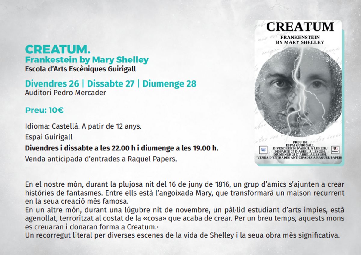 Temporada de teatre de Benicarl: Creatum