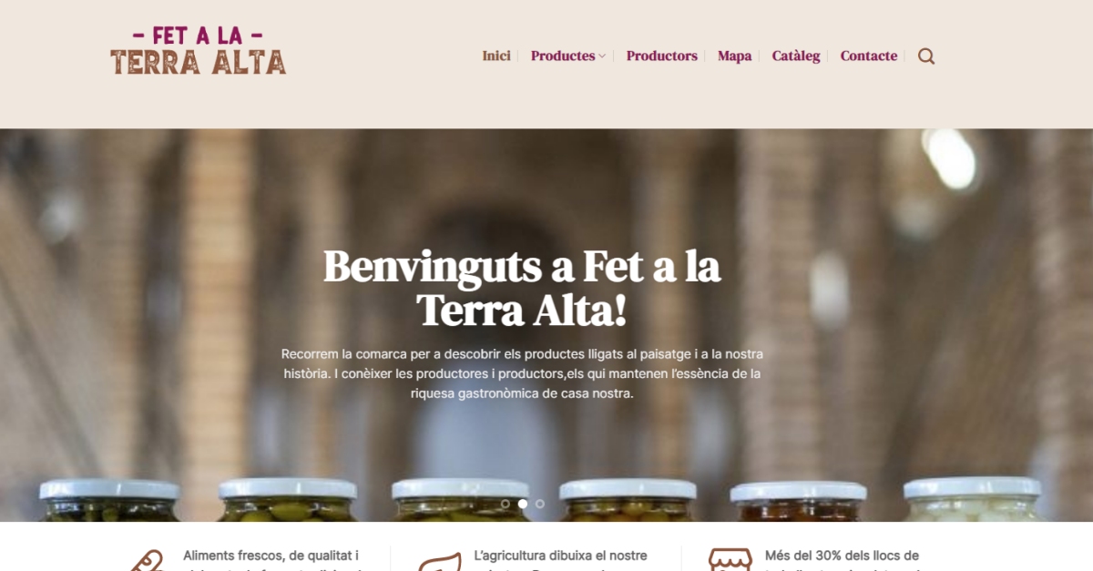 Una nova web promociona els productes de la Terra Alta | EbreActiu.cat, revista digital d’oci actiu | Terres de l’Ebre ...