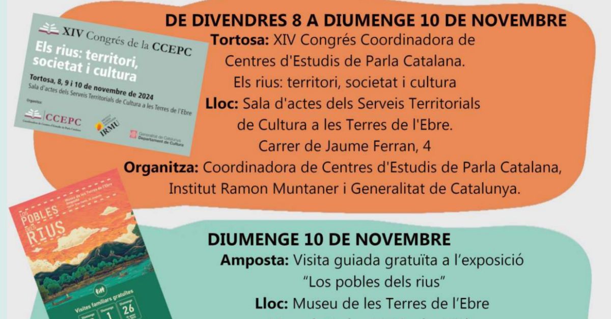 Terres de Crulla: actividades noviembre 2024