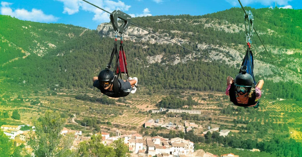 Tirolina Fuestespalda | EbreActiu.cat, revista digital de ocio activo | Terres de l’Ebre...