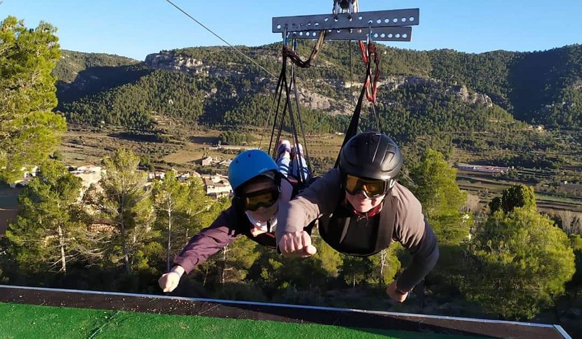 Tirolina Fuestespalda | EbreActiu.cat, revista digital d’oci actiu | Terres de l’Ebre ...