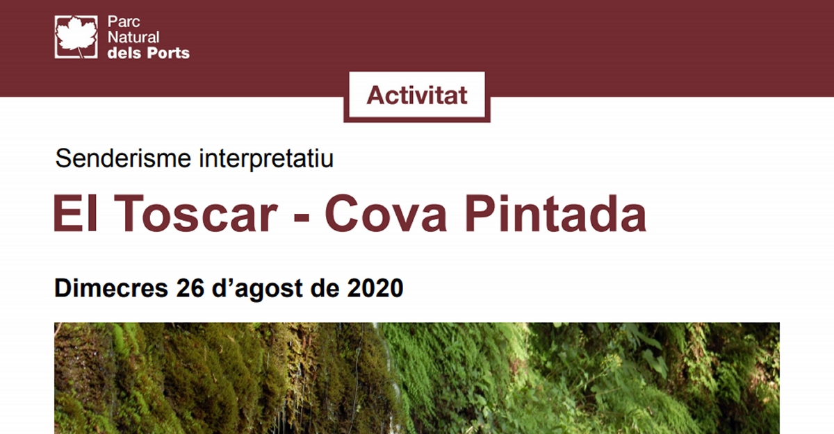 Senderisme interpretatiu: El Toscar i Cova Pintada