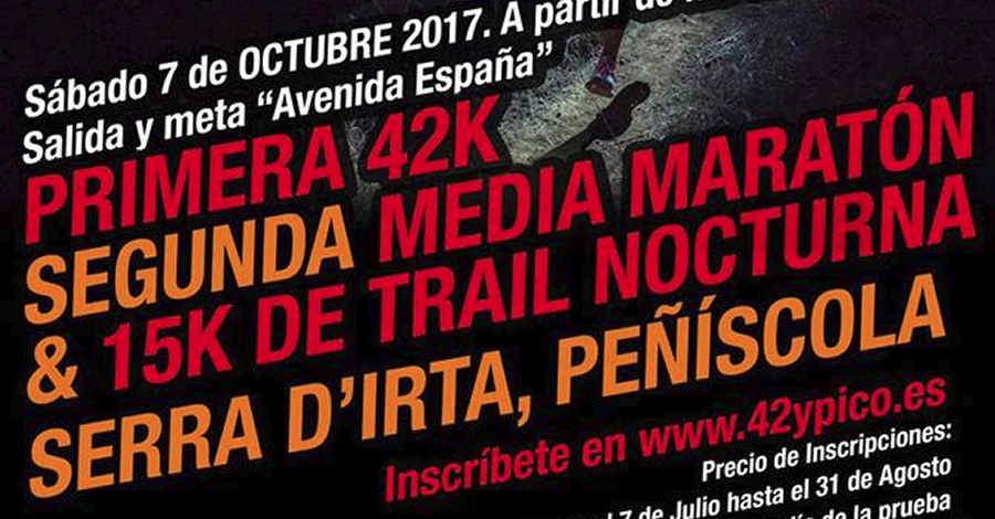 II Mitja Marat & 15K de Trail Nocturn i I Marat 42K Serra dIrta