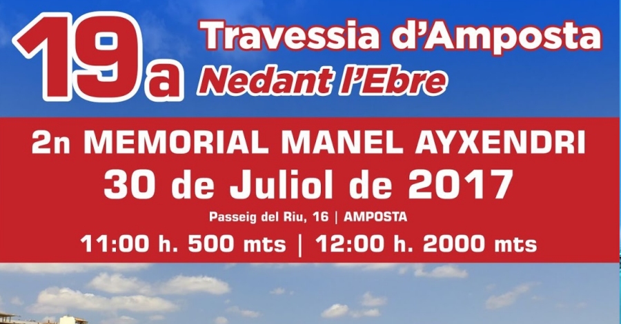 19a Travessia dAmposta Nedant lEbre. 2n Memorial Manel Ayxendri