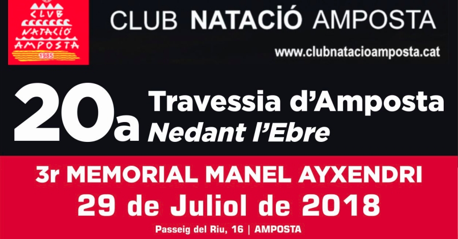 20a Travessia dAmposta Nedant lEbre. 3er Memorial Manel Ayxendri