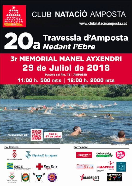 20a Travessia dAmposta Nedant lEbre. 3er Memorial Manel Ayxendri