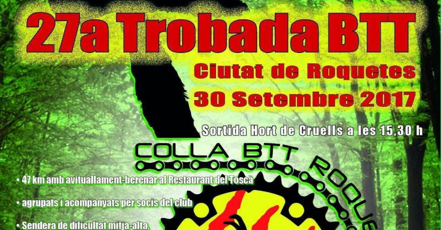 27a Trobada BTT Ciutat de Roquetes