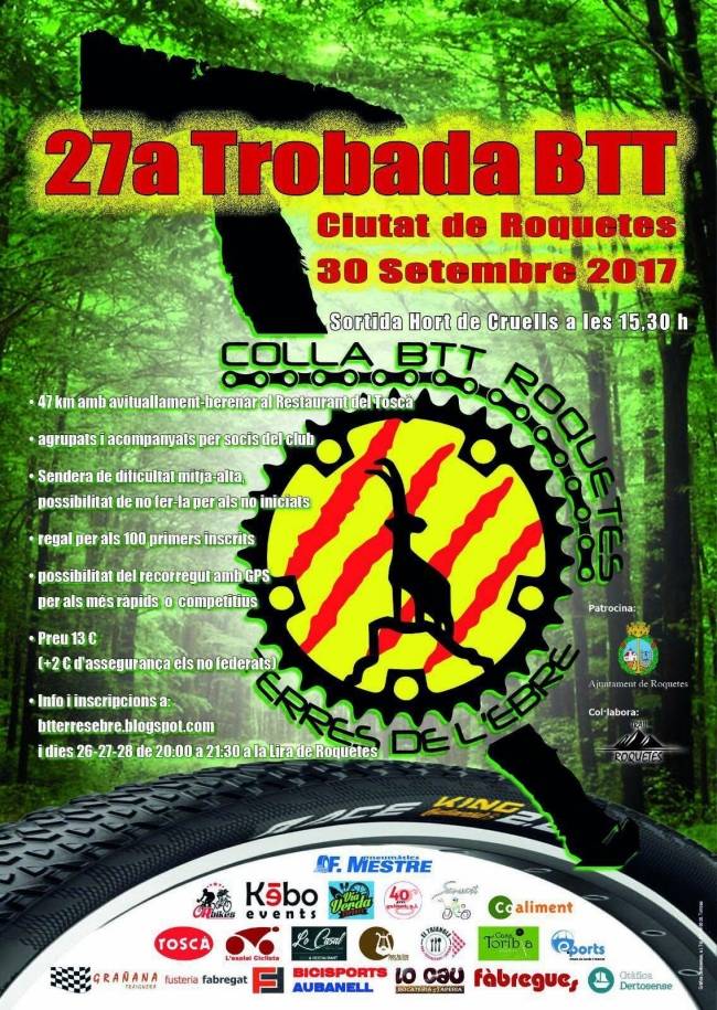 27a Trobada BTT Ciutat de Roquetes