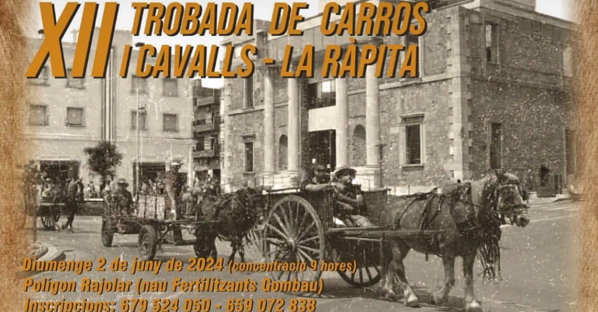 XII Trobada de Carros i Cavalls de la Rpita