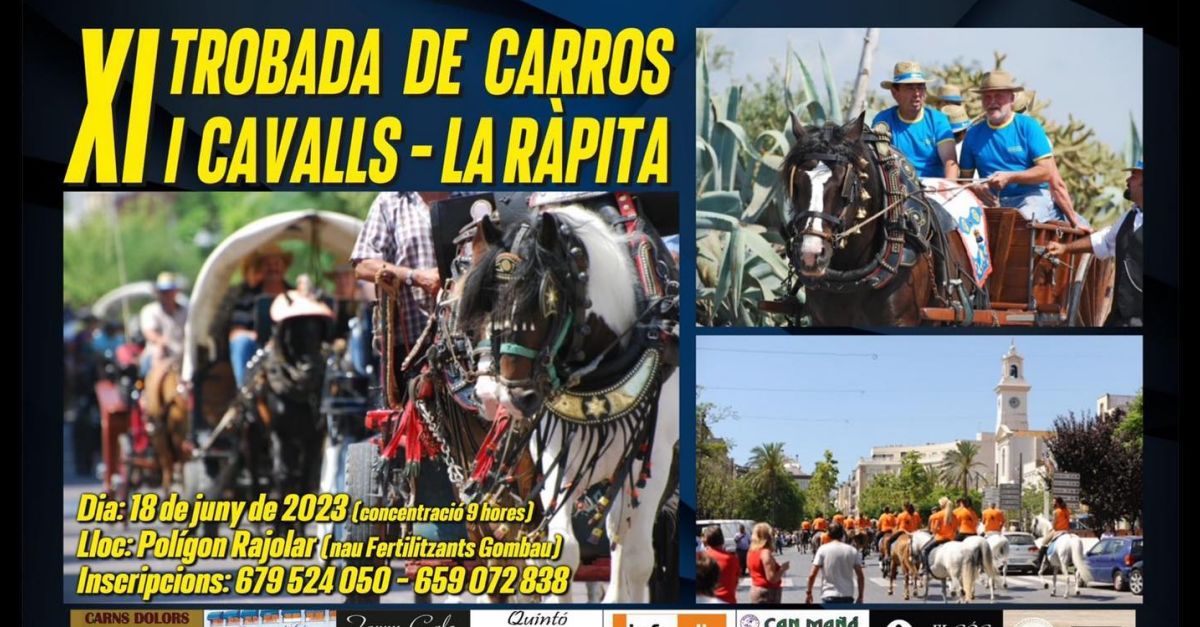 XI Trobada de carros i cavalls de la Rpita