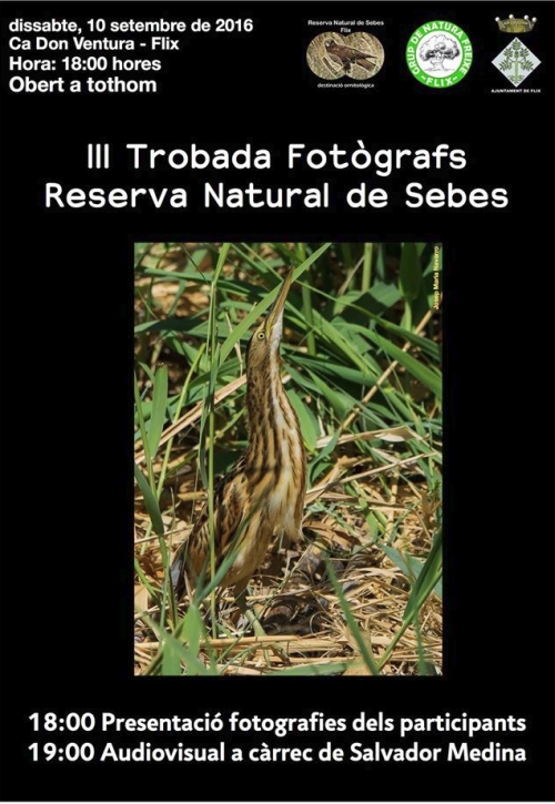 III Trobada de Fotgrafs a la Reserva Natural de Sebes