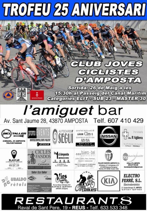 Trofeu 25 aniversari Club Joves Ciclistes dAmposta