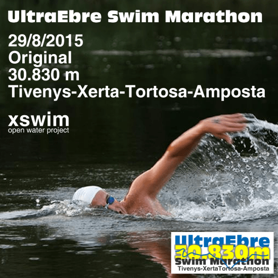 UltraEbre Swim Marathon Tivenys-Xerta-Tortosa-Amposta 30,8 Km