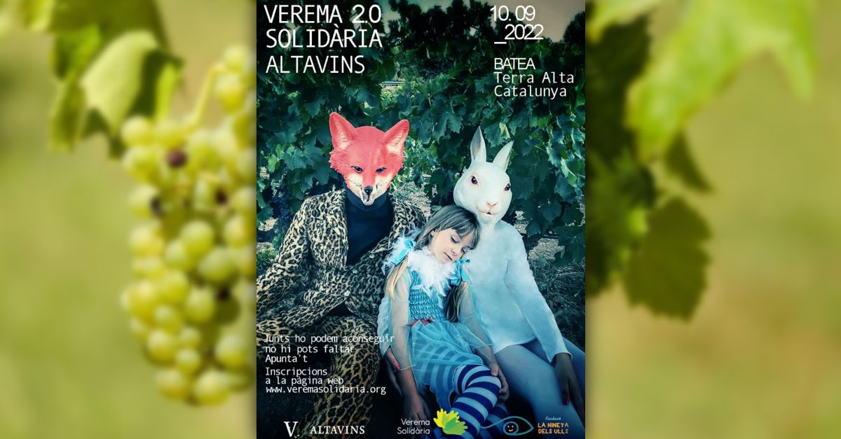 Vendimia Solidaria nocturna a la bodega Altavins de Batea