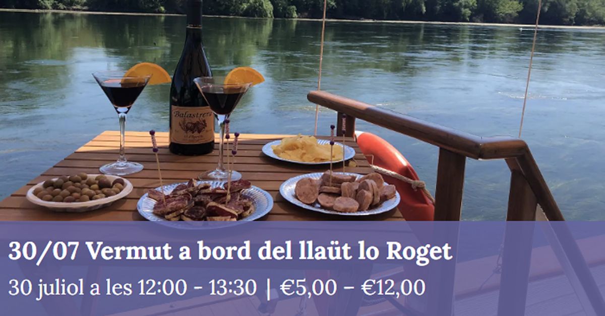 Vermut a bordo del laud Lo Roget 