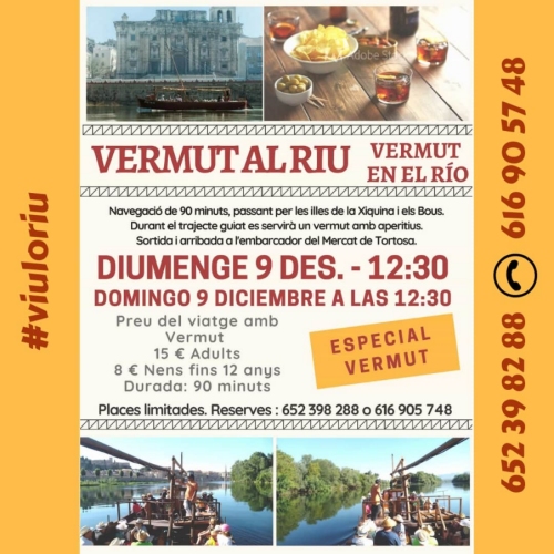 Vermut al riu amb Lo Sirgador