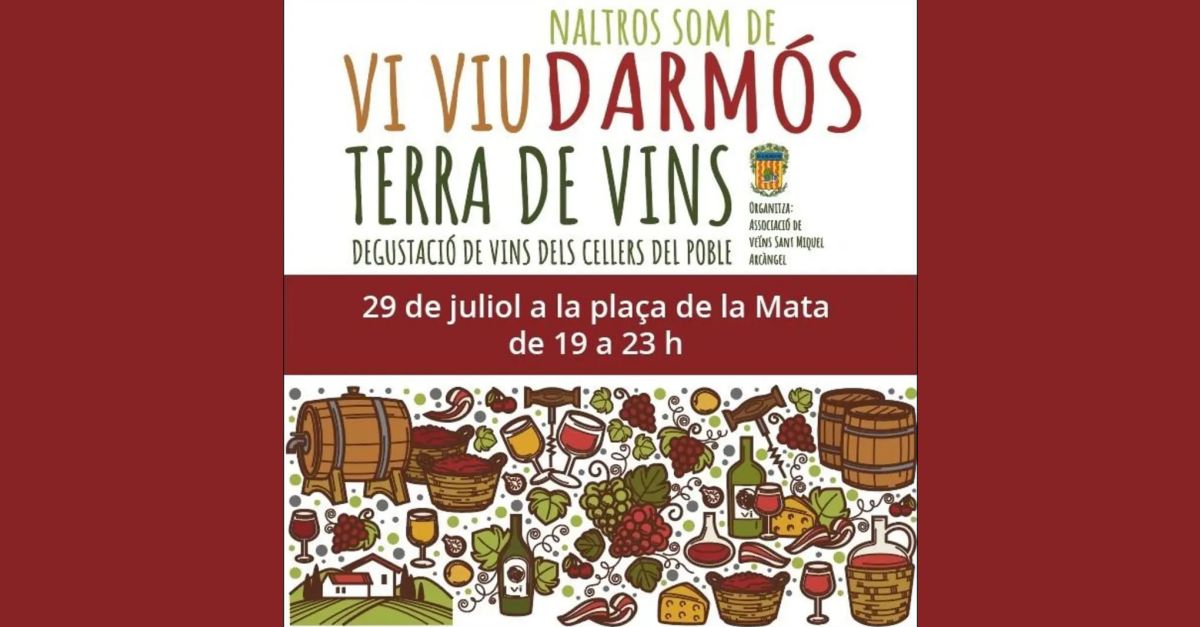 Vi Viu Darms. Degustaci de vins dels cellers del poble