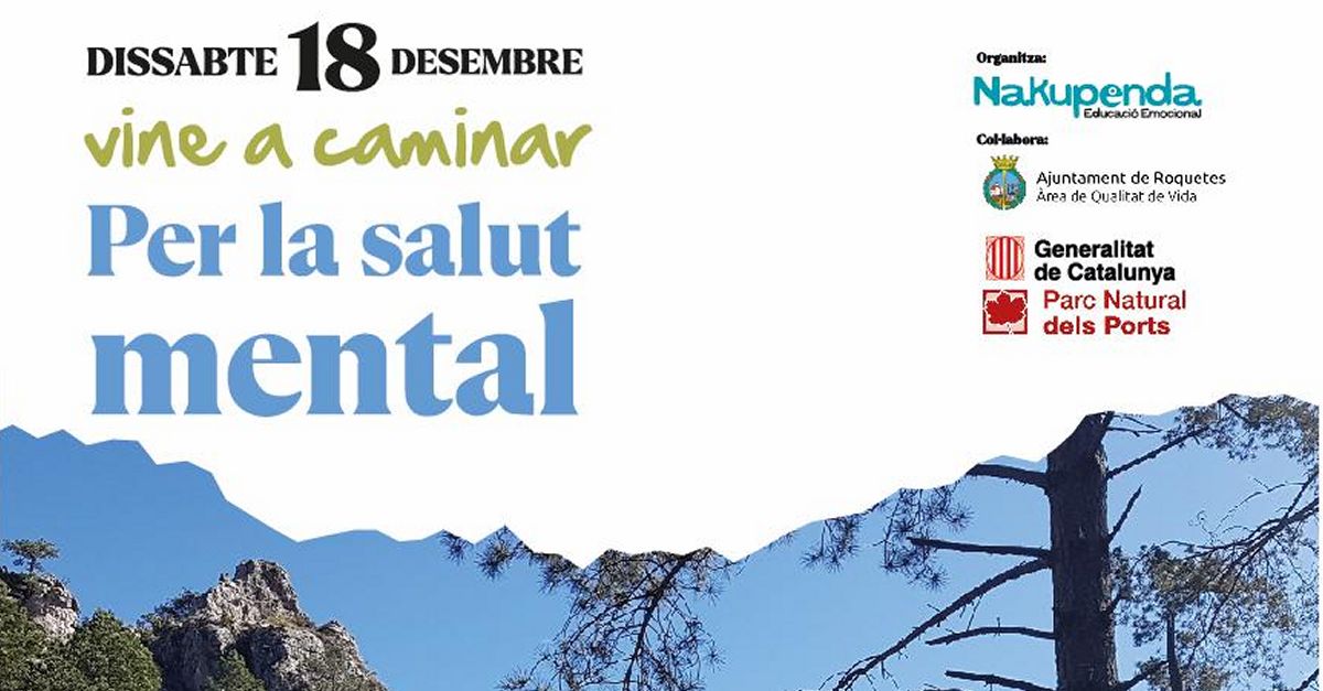 Ven a caminar por la salud mental