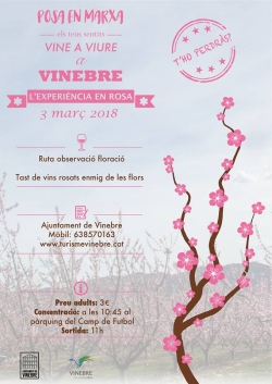 Vinebre enceta la temporada de floraci amb una ruta a peu i un tast de vins rosats | EbreActiu.cat, revista digital d’oci actiu | Terres de l’Ebre ...