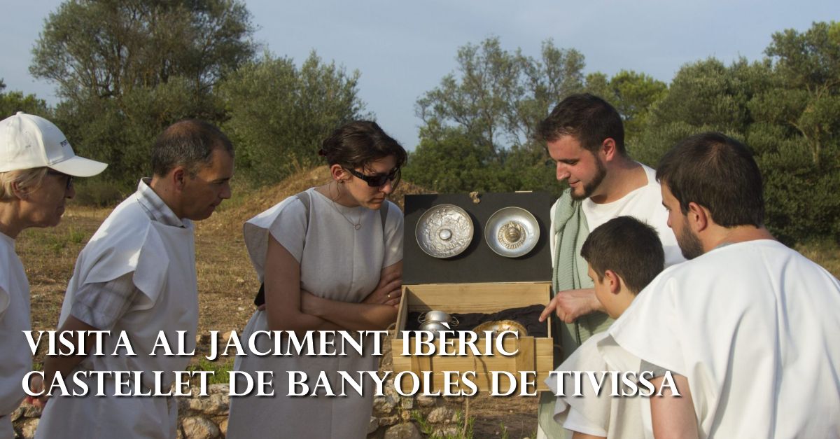 Visita dinamizada al yacimiento ibrico del Castellet de Banyoles