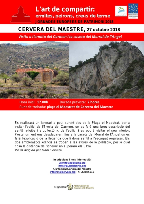 Visita a lermita del Carmen i la caseta del Morral de lngel