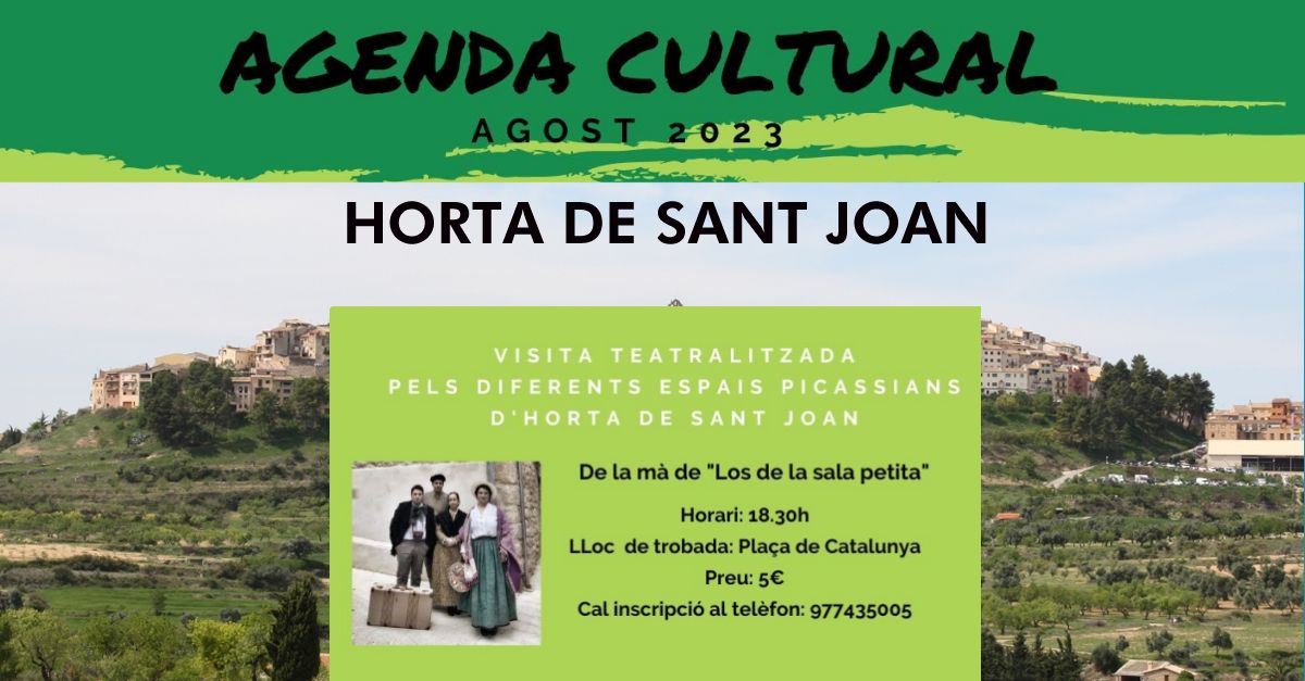 Visita teatralizada por los diferentes espacios Picassianos de Horta de Sant Joan