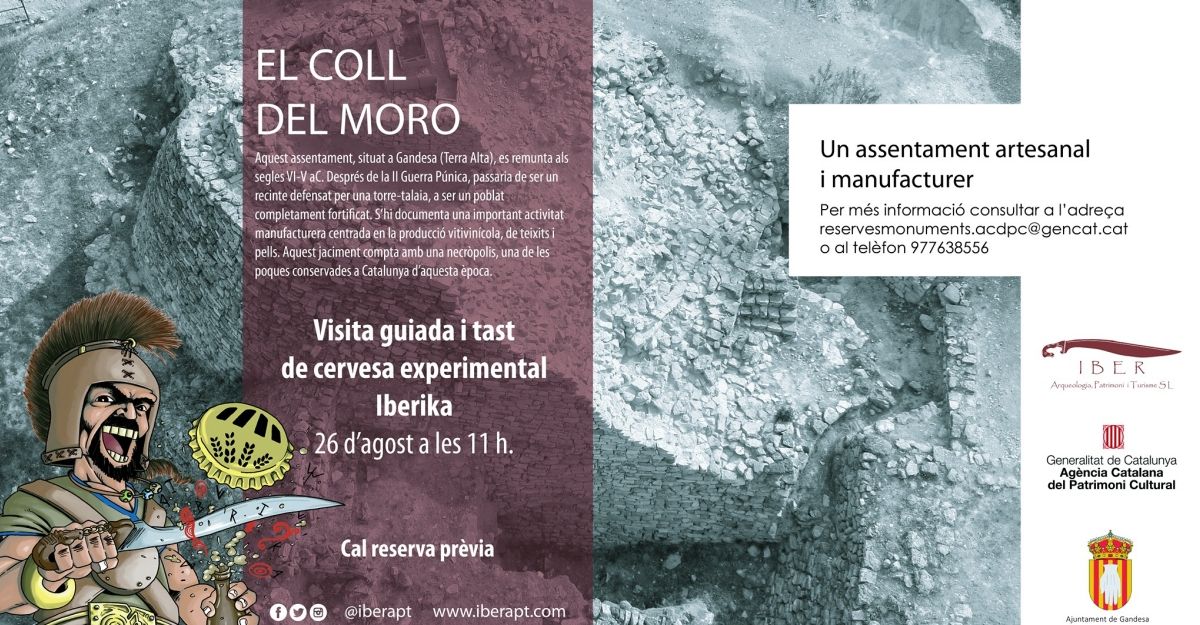 Visita guiada al Coll del Moro i tast de cervesa experimental Iberika