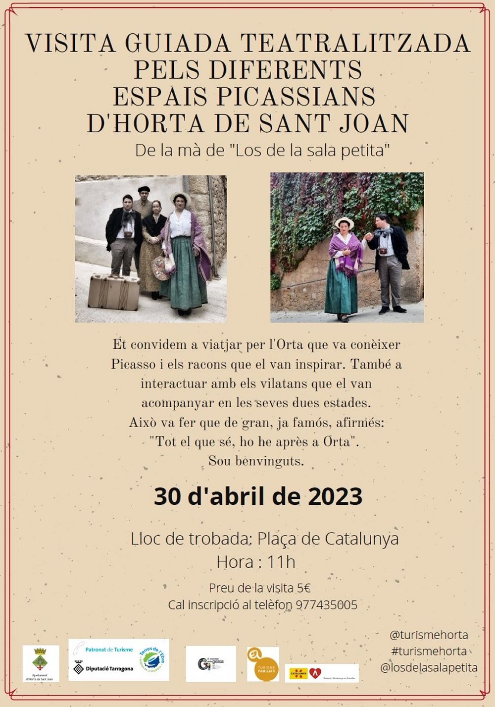 Visita guiada teatralitzada pels diferents espais picassians dHorta de Sant Joan