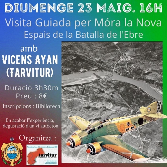 Visita guiada pels espais de la Batalla de l’Ebre de Mra la Nova