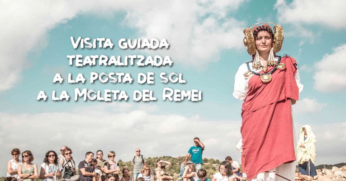 Visita guiada teatralizada a la puesta de sol a la Moleta del Remei de Alcanar