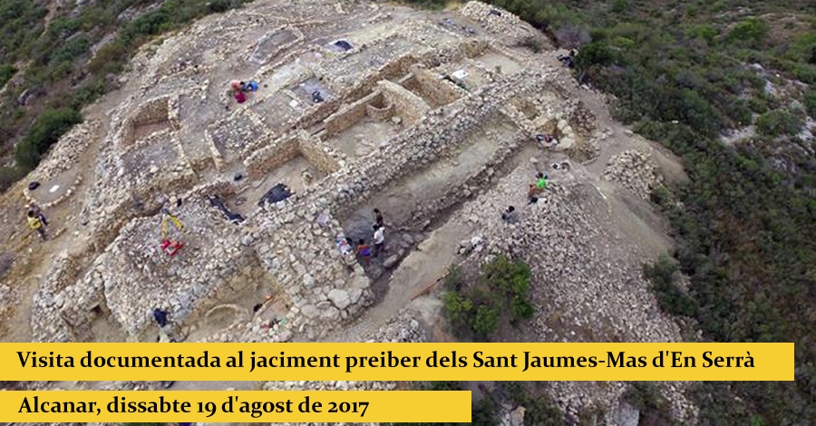 Visita documentada al jaciment preiber dels Sant Jaumes-Mas d’En Serr