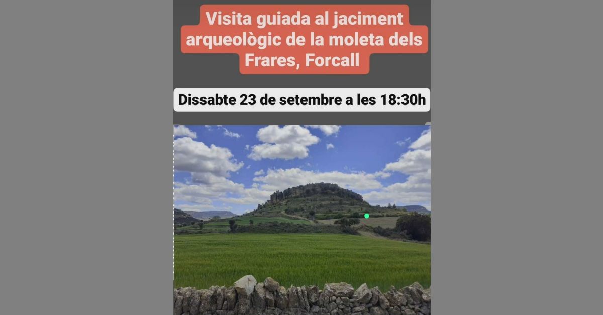 Visita guiada al jaciment arqueolgic de la Moleta dels Frares