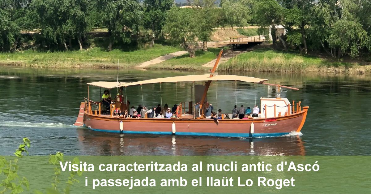 Visita caracterizada al casco antiguo de Asc y paseo con el laud Lo Roget