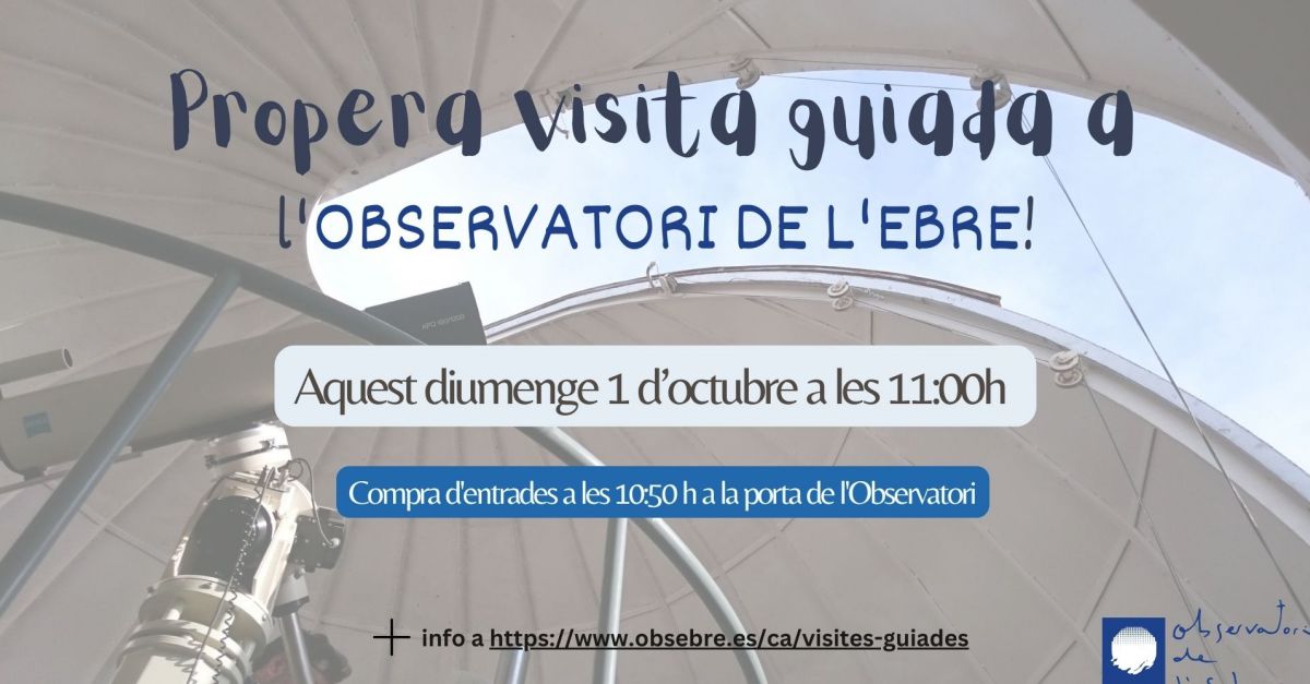 Visita guiada al Observatorio de lEbre