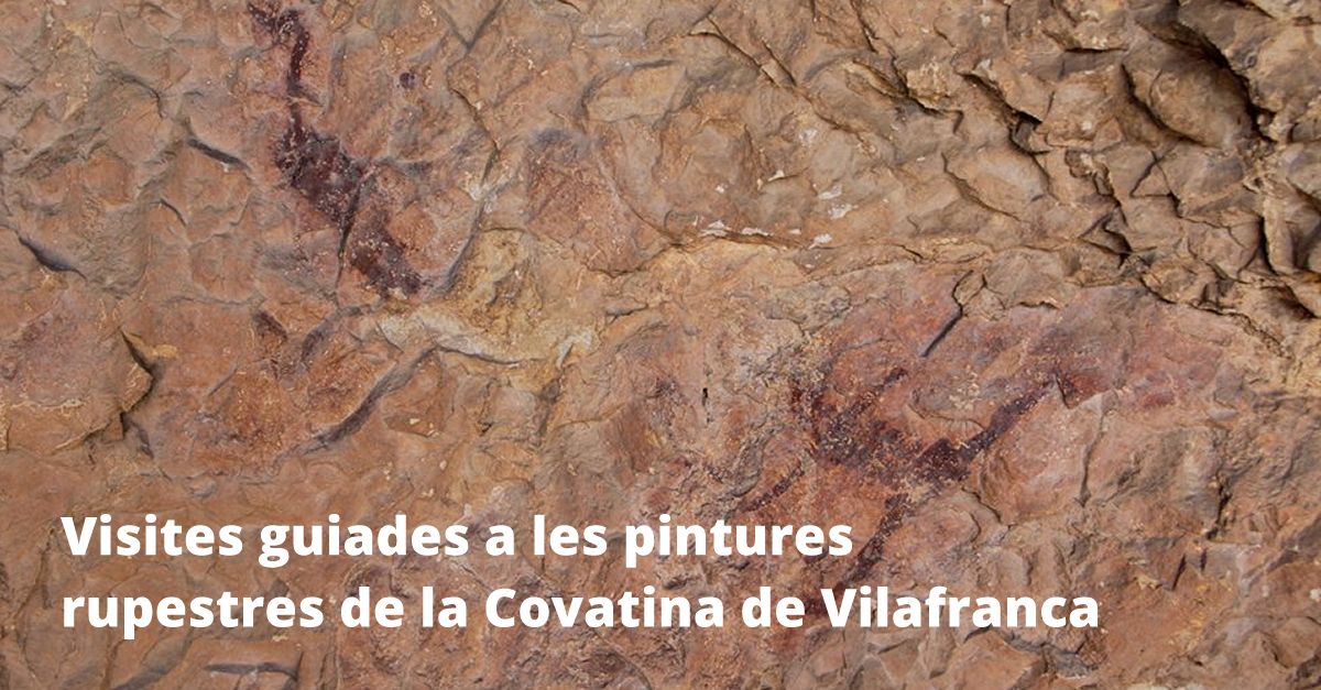 Visitas guiadas a las pinturas rupestres de La Covatina de Vilafranca