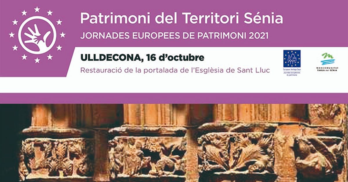 Patrimonio Territorio Snia: Visita guiada a la restauracin del prtico de la iglesia de St Lluc