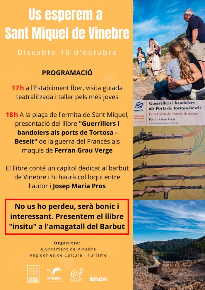 Visita teatralitzada i taller a lestabliment ber de Sant Miquel de Vinebre