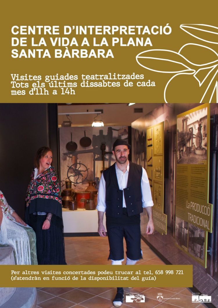 Visites guiades teatralitzades al Centre dInterpretaci de la Vida a la Plana de Santa Brbara